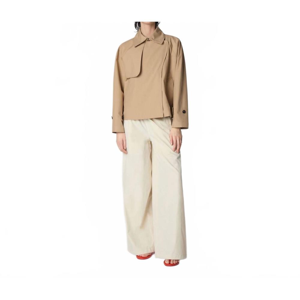 NEW SAVE THE DUCK greta raincoat in stardust beige